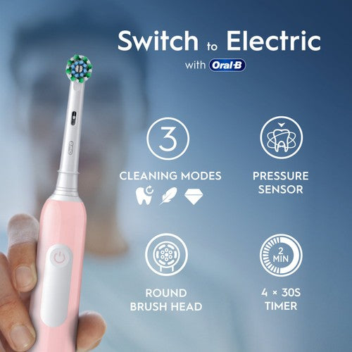 Oral-B Pro 600 3D White Electric Toothbrush Powered By Braun