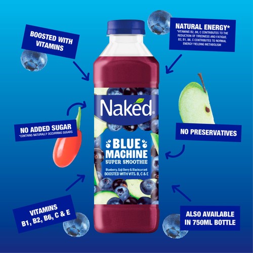 Naked Blue Machine Super Smoothie