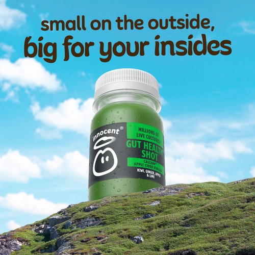 Innocent Gut Health, Kiwi, Ginger, Apple & Lime Shot