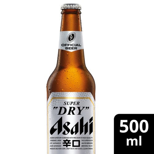 Asahi Super Dry Beer Lager Bottle