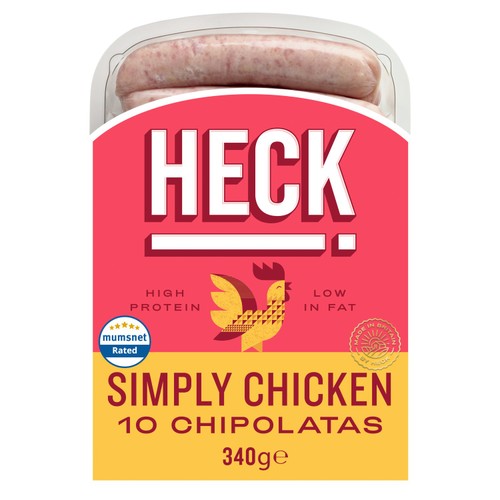 HECK Simply Chicken 10 Chipolatas