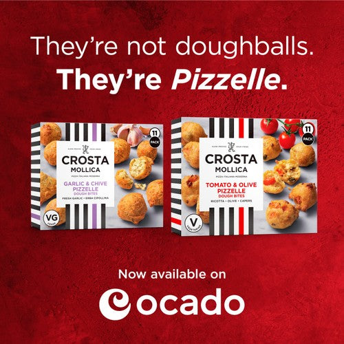 Crosta Mollica Tomato & Olive Pizzelle Dough Bites