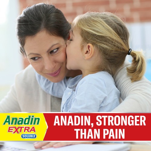 Anadin Extra Soluble Aspirin, Paracetamol, & Caffeine Tablets, 12s