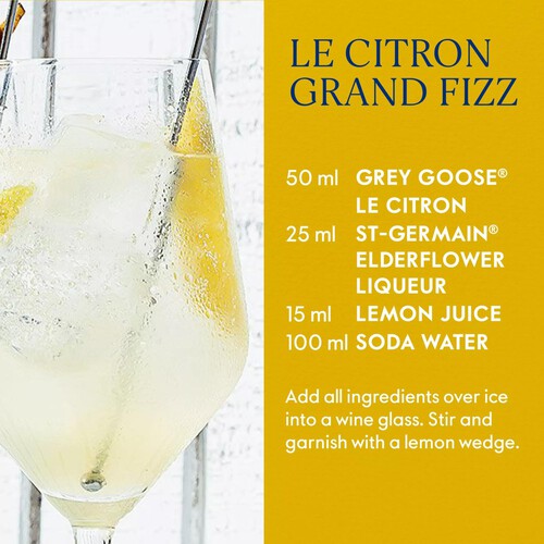 Grey Goose Le Citron Premium Flavoured Vodka