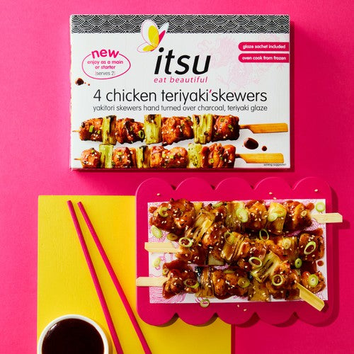itsu 4 Chicken Teriyaki Skewers