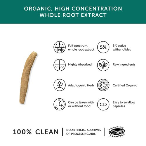 Together Health Organic Ashwagandha, Whole Root