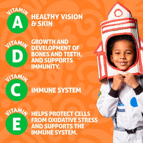 Haliborange Kid's Softies Multivitamin Orange Gummies 3-12yrs