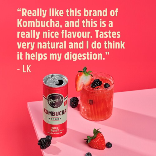 Remedy Kombucha Wild Berry Multipack