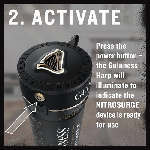 Guinness Draught Nitrosurge Cans (Requires Nitrosurge Device)