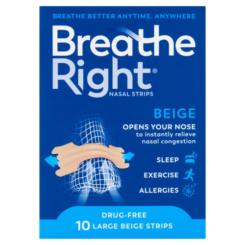 Breathe Right Natural Tan Nasal Strips
