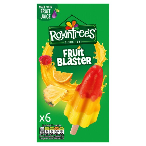 Rowntree's Fruit Rocket Blaster Lollies