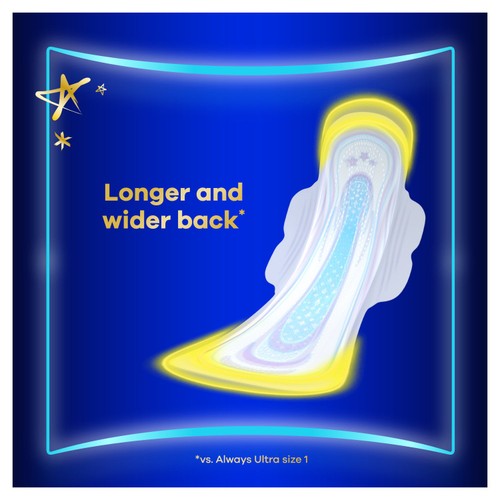 Always Ultra Sanitary Towels Secure Night Extra (Size 5)