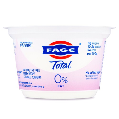 Fage Total 0% Fat Greek Recipe Strained Yoghurt