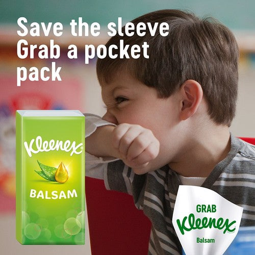 Kleenex Balsam Tissues Extra Large Compact Box