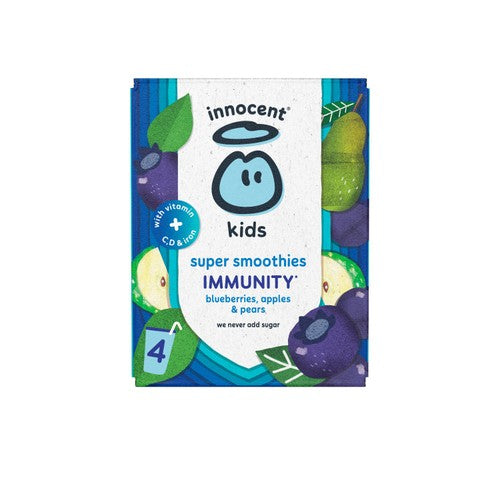 Innocent Kids Blueberries, Apples & Pears Super Smoothies with vitamins