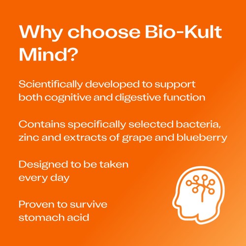 Bio-Kult Probiotics Mind Gut Supplement Capsules