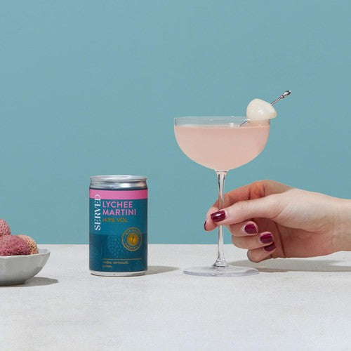 Served Lychee Martini