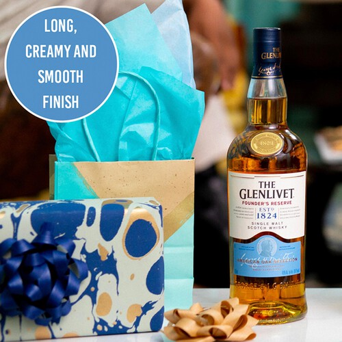 The Glenlivet Founders Reserve Single Malt Scotch Whisky With Giftbox