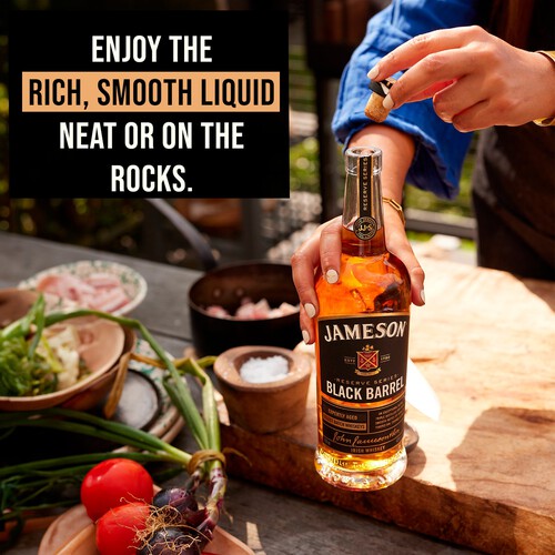 Jameson Black Barrel Triple Distilled Blended Irish Whiskey