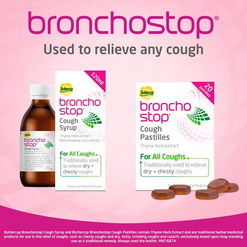 Bronchostop Cough Syrup - Traditionally Used to Relieve Any Type of Cough