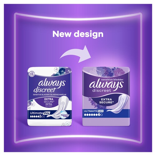 Always Discreet Incontinence Pads Ultimate Day