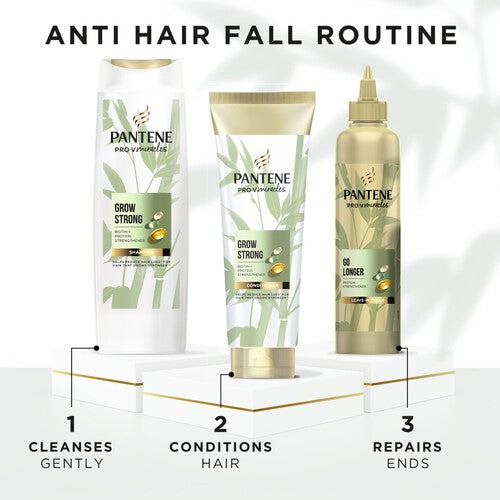 Pantene Grow Strong Shampoo With Bamboo And Biotin