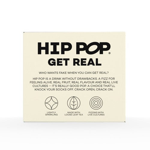 Hip Pop Apple & Elderflower Kombucha