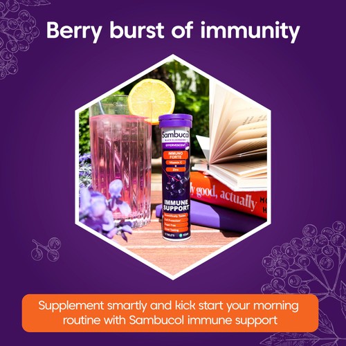 Sambucol Vitamin C & Zinc Effervescent Tablets