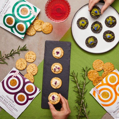 Clearspring Organic Black Sesame Brown Rice Crackers