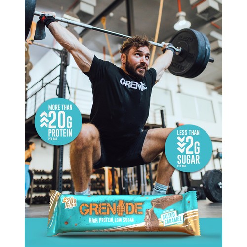 Grenade Chocolate Chip Salted Caramel Protein Bar