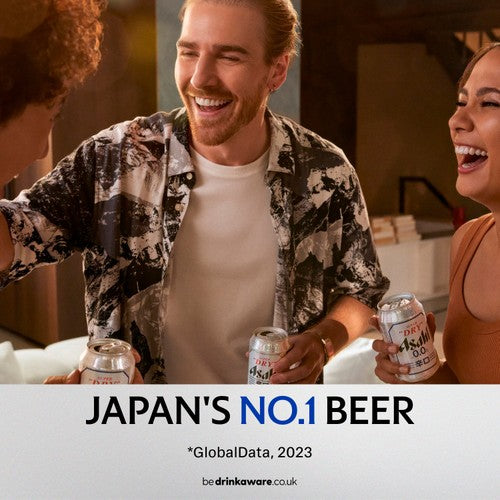 Asahi Super Dry 0% Alcohol-Free Beer Lager Cans