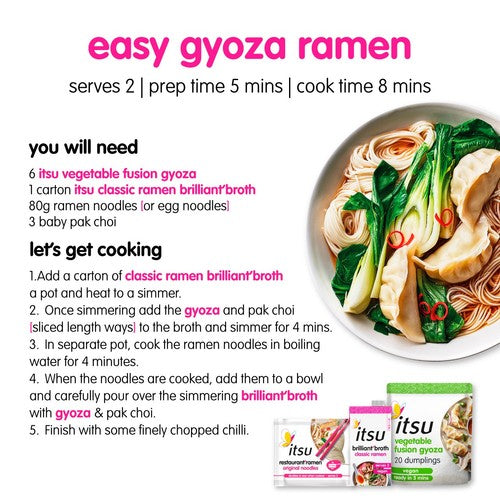 itsu vegetable fusion gyoza