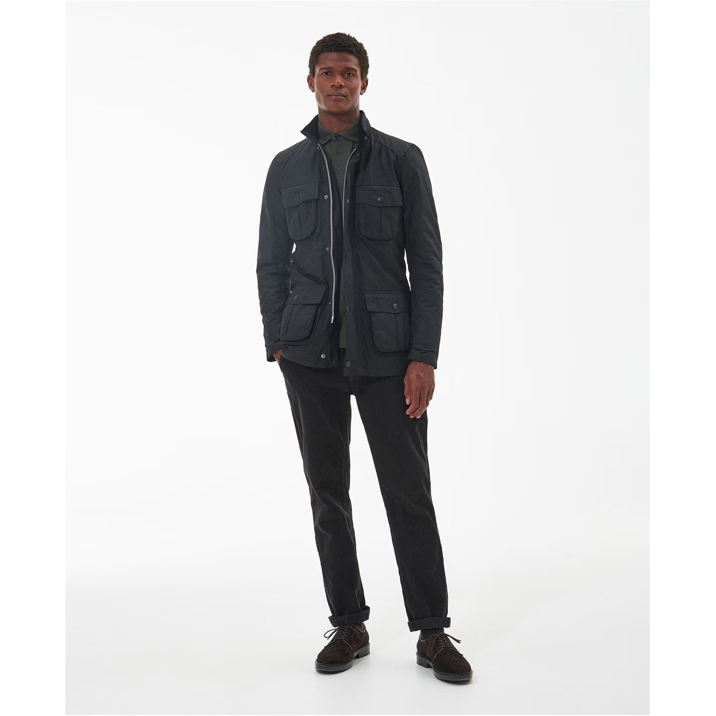 Barbour Men's Corbridge Water Resistant Waxed Tailored Fit Wax Jacket