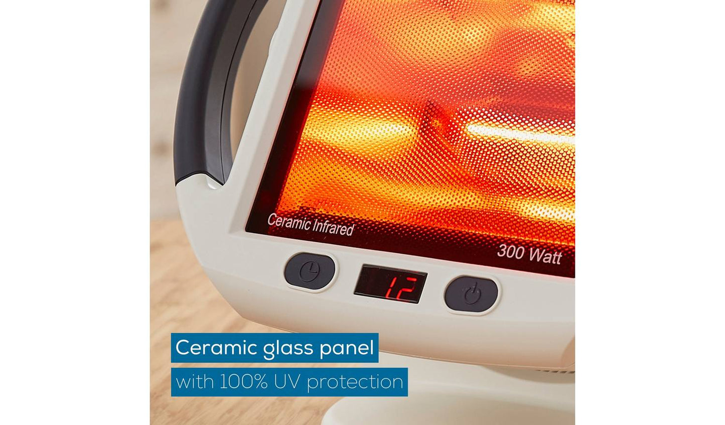 Beurer Infrared Heat IL50 Therapy Lamp - White & Grey