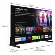 Bush 43 Inch 43QT24SB Smart 4K UHD HDR QLED TiVo Freely TV