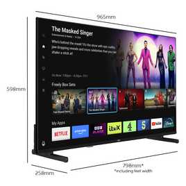 Bush 43 Inch 43QT24SB Smart 4K UHD HDR QLED TiVo Freely TV