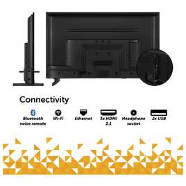 Bush 43 Inch 43QT24SB Smart 4K UHD HDR QLED TiVo Freely TV