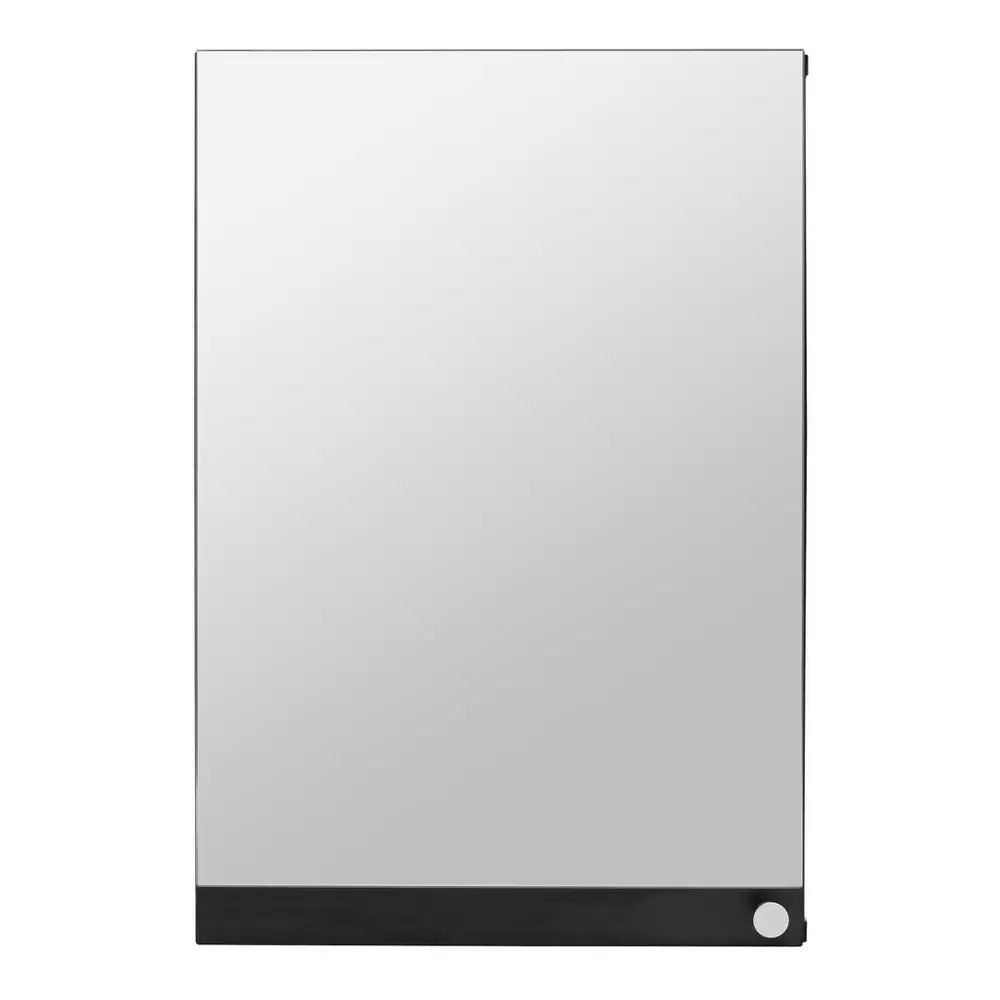 Argos Home Prime Single Mirrored Wall Cabinet - Black