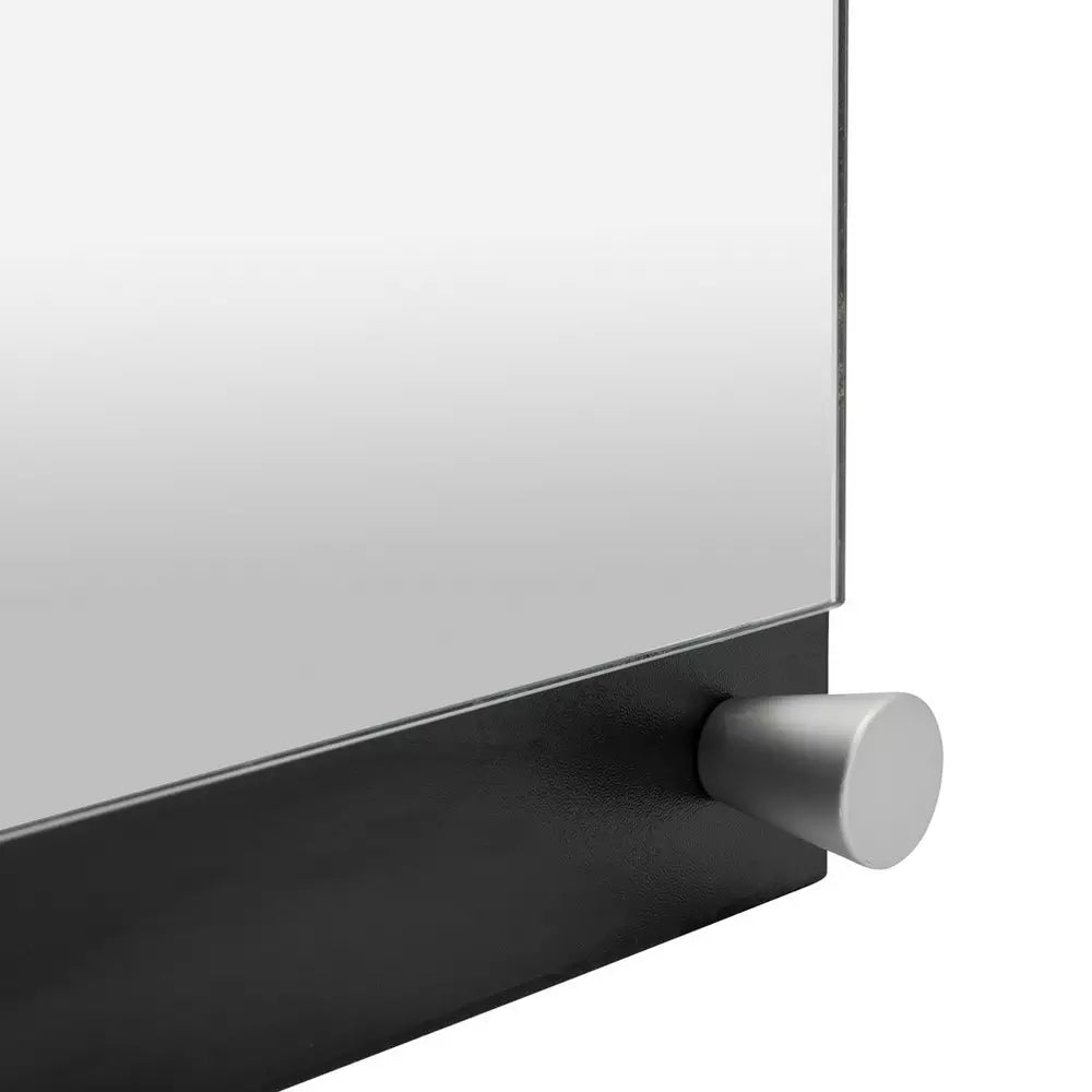 Argos Home Prime Single Mirrored Wall Cabinet - Black