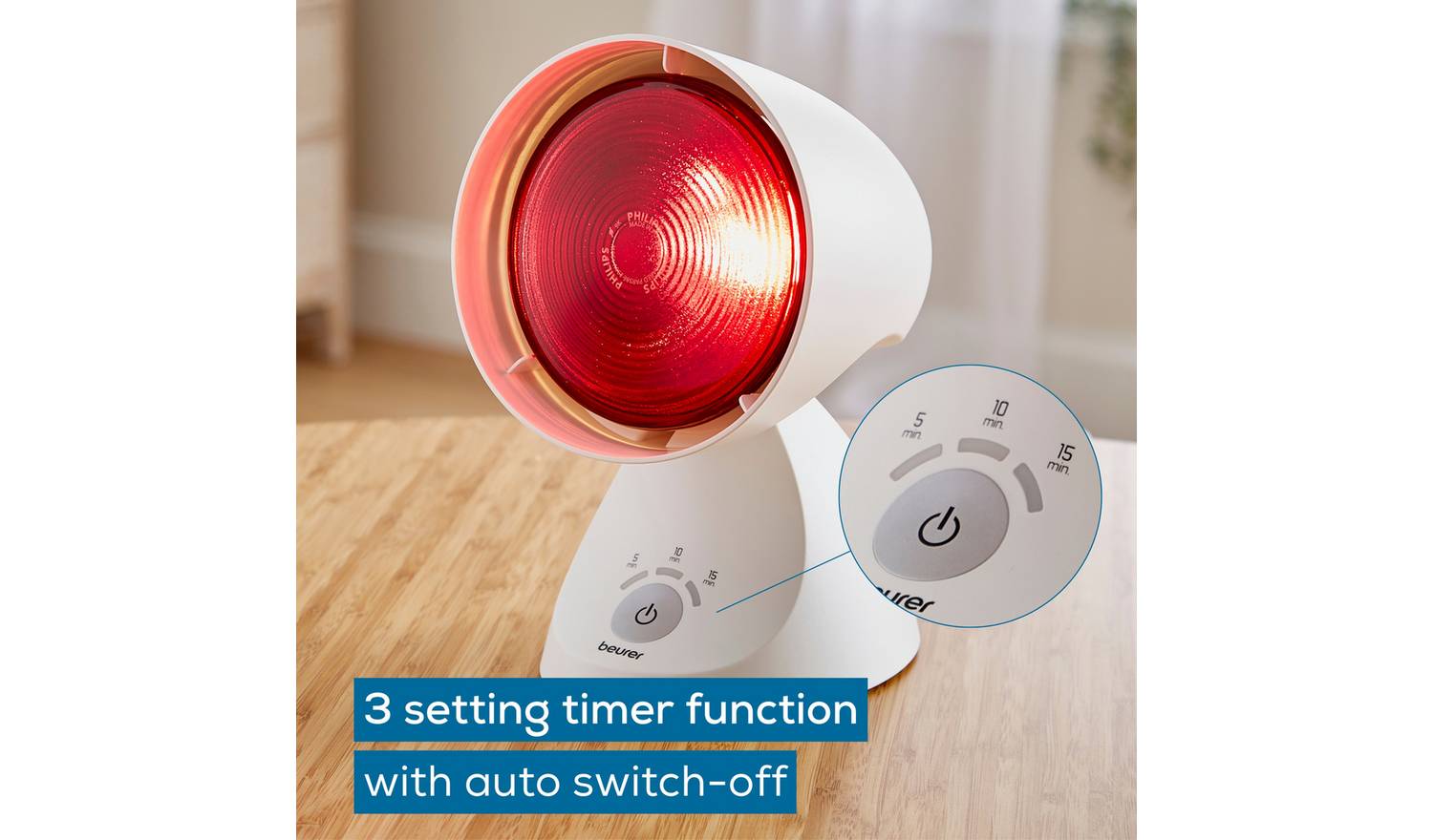 Beurer Infrared Heat IL35 Therapy Lamp - White
