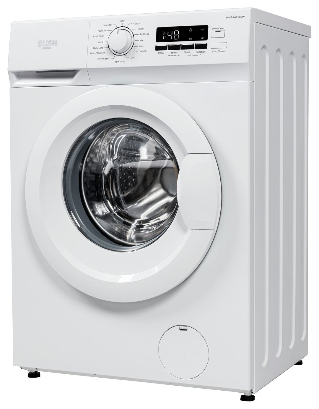 Bush WMSAA914EW 9KG 1400 Spin Washing Machine - White