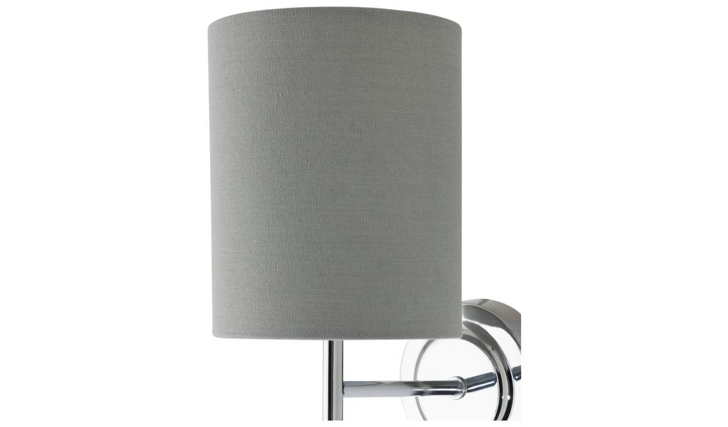Argos Home Candelabra Steel Wall Light - Chrome & Grey