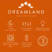 Dreamland Intelliheat Heat Pad - Grey