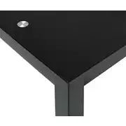 Argos Home Lido Glass Black Dining Table & 4 Black Chairs