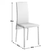 Argos Home Lido Glass Black Dining Table & 4 Black Chairs