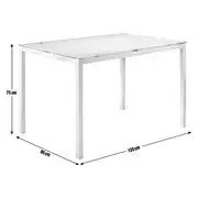 Argos Home Lido Glass Black Dining Table & 4 Black Chairs