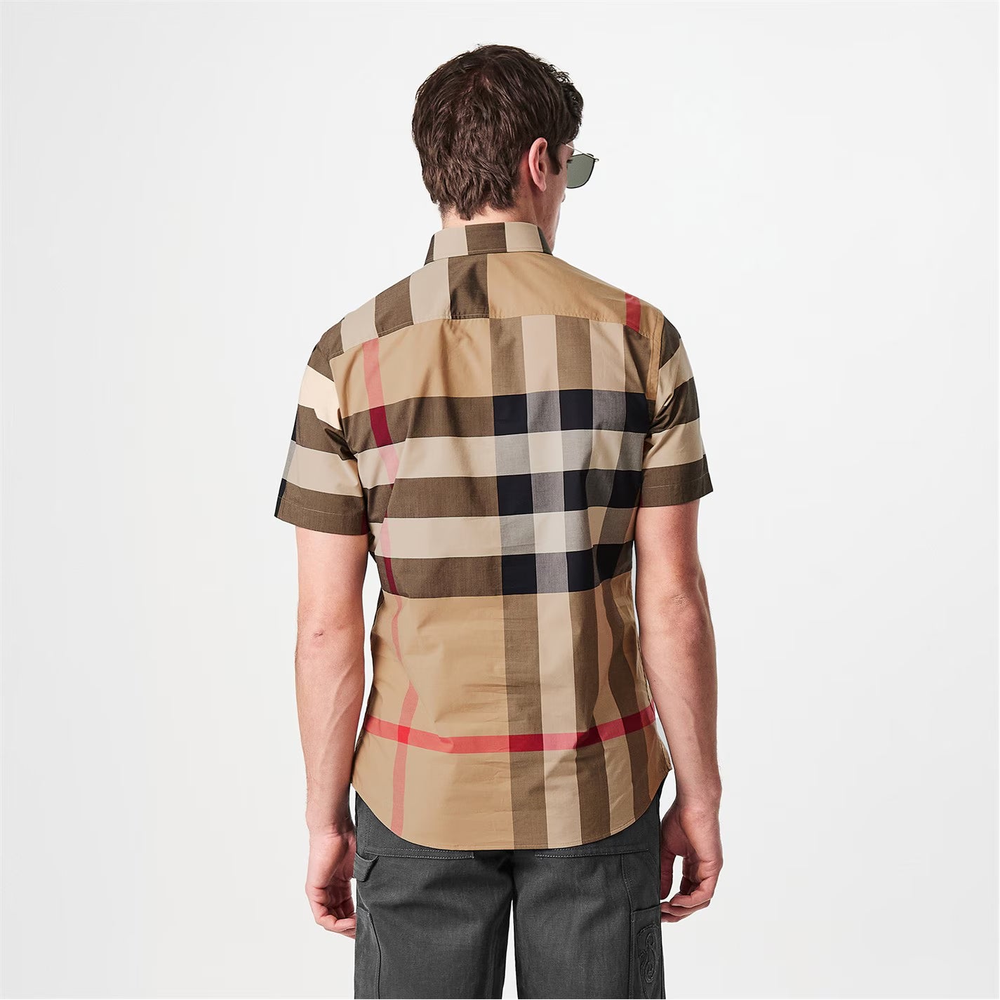 Men's Check Cotton Somerton Short Sleeved Shirt