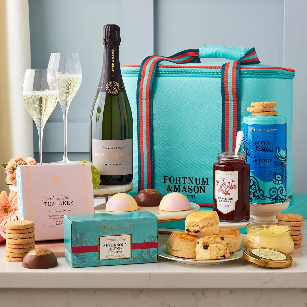 The Champagne Cream Tea Selection