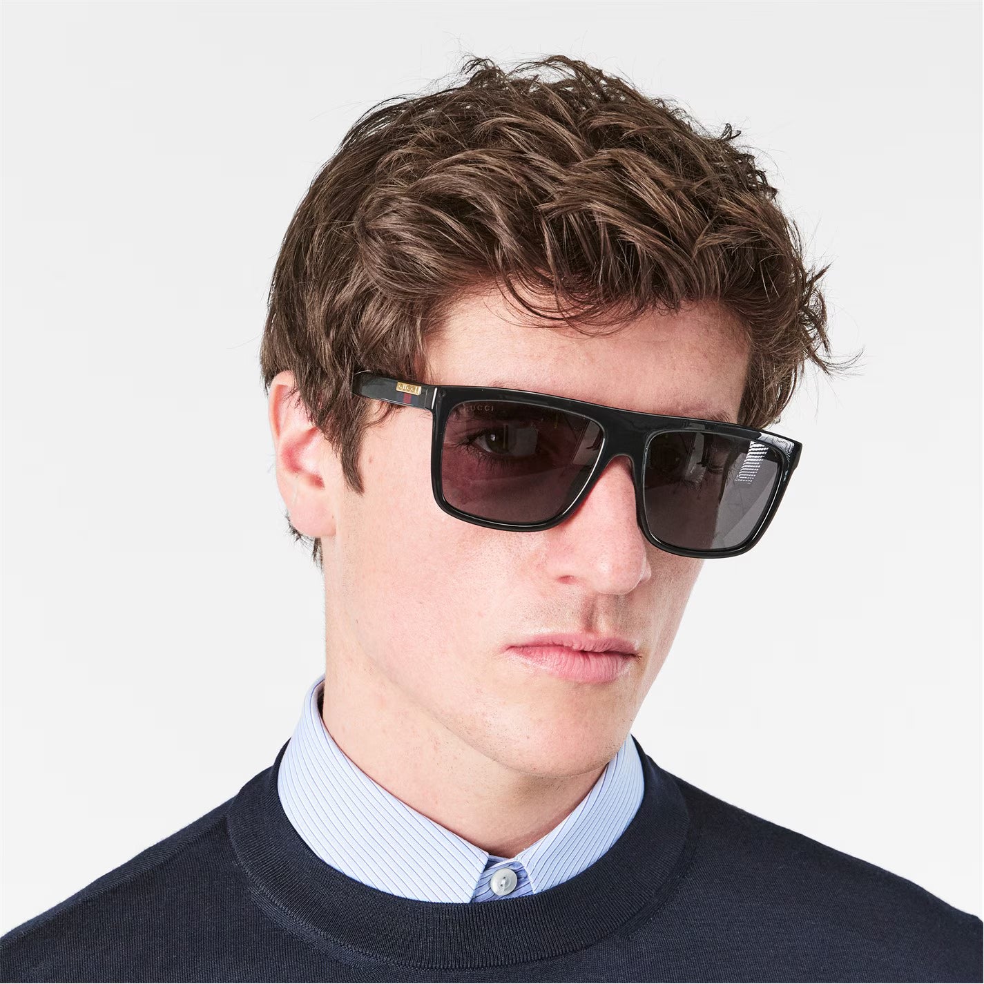 GUCCI Rectangular Frame Sunglasses
