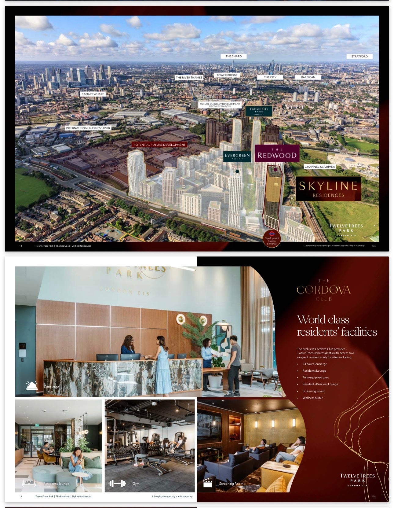 Twelvetrees Park  — Suite 1 2 and 3 Bedroom Ultra Luxury Homes — 24 Hr Concierge and World Class Amenities — West Ham London — E16